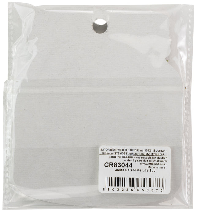 Julita Paper Flowers 8/Pkg Celebrate Life