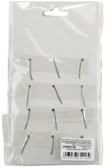 Marisa Paper Flowers 12/Pkg Celebrate Life