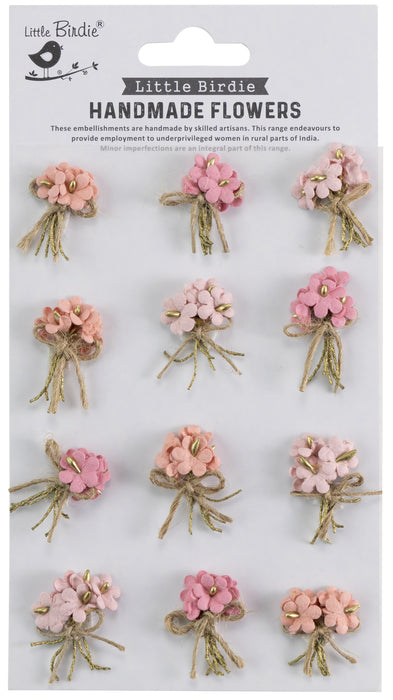 Mini Paper Flower Bouquets from Little Birdie