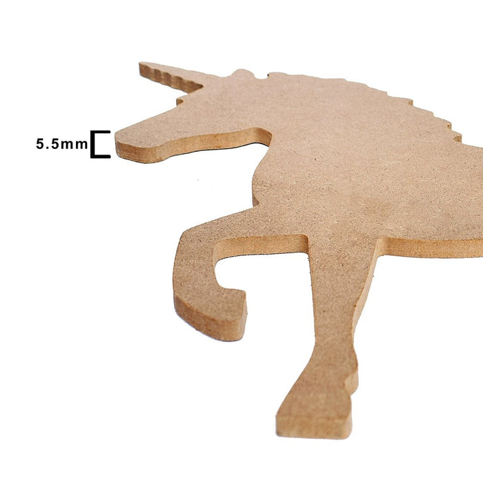 MDF Base Standing Unicorn 12"X9.5" 1/Pkg Standing Unicorn