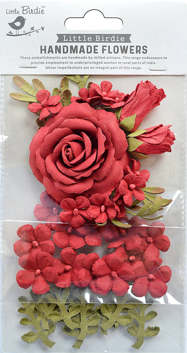 Rooney Mixed Paper Flowers and Leaves from Little Birdie