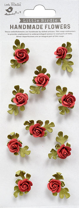 Petite Rose Paper Flowers from Little Birdie
