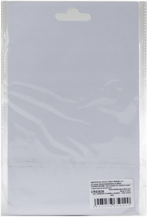 Girl Themed Stickers from Little Birdie