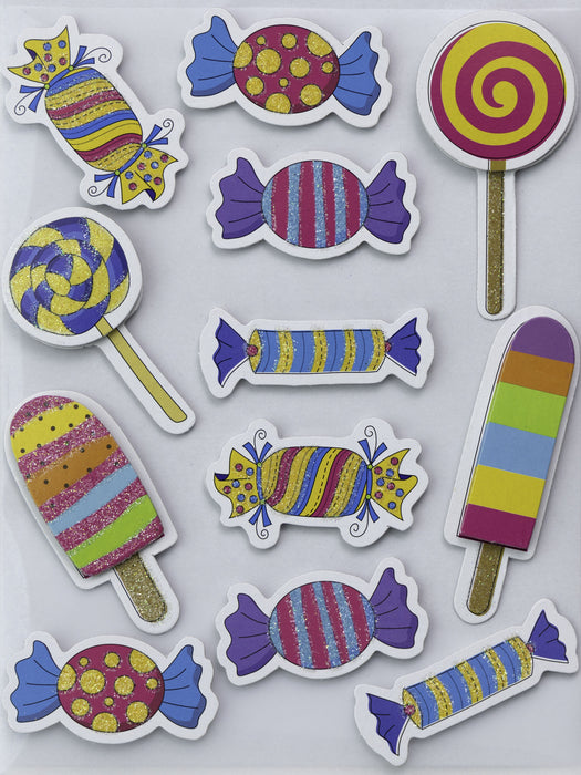 Food and Candy Themed Embellishment Stickers from Little Birdie