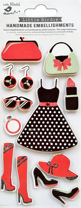 Dress Up and Clothing Themed Stickers from Little Birdie