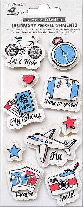 Travel Themed Stickers from Little Birdie