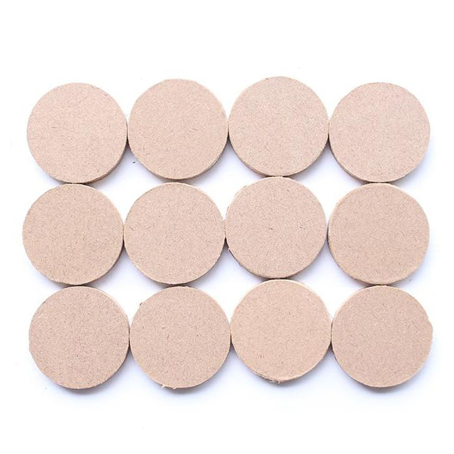 MDF Shape: 1.97" Round Circles, 12 pack