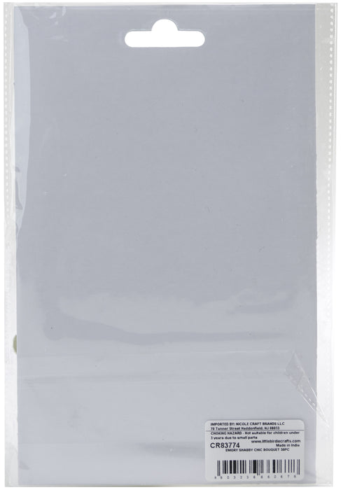 Emory Paper Flowers 30/Pkg Shabby Chic