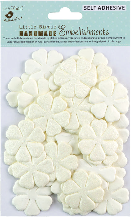 Ella Paper Flowers 35/Pkg Shabby Chic