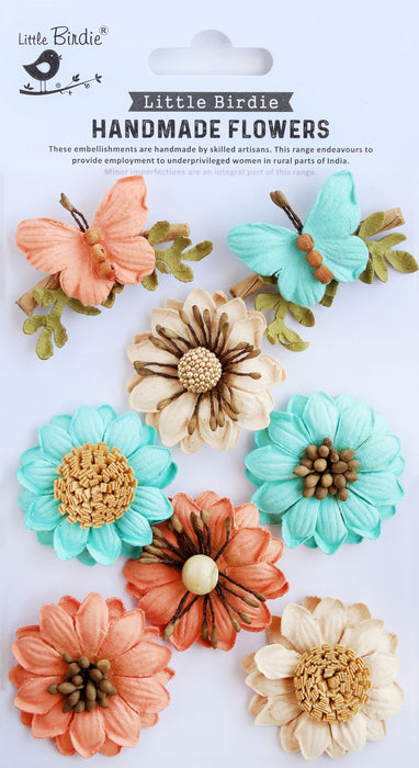Arcadia Paper Flowers and Butterflies from Little Birdie