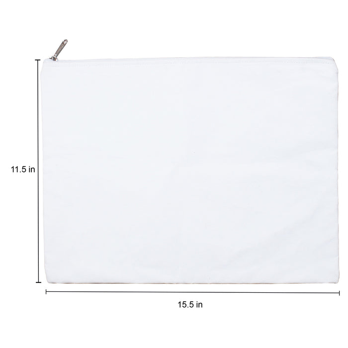 Customizable Canvas Zipper Pouch