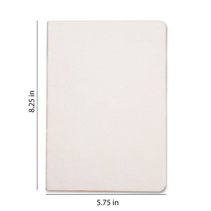 Customizable Canvas Cover Art Notebook from Little Birdie