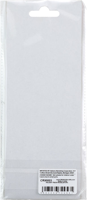 Little Birdie Holiday Embellishments 4/Pkg-Truck Rossler
