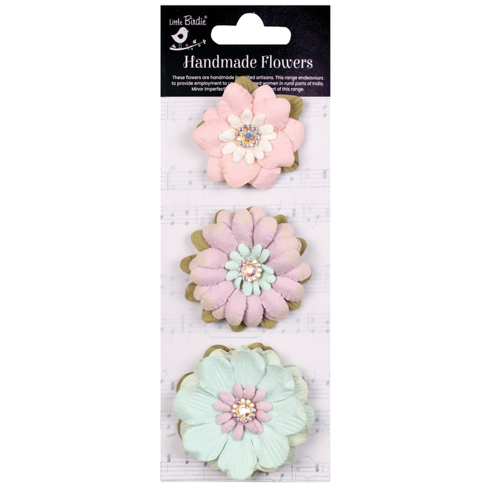 Jeremy Paper Flowers with Jeweled Centers from Little Birdie