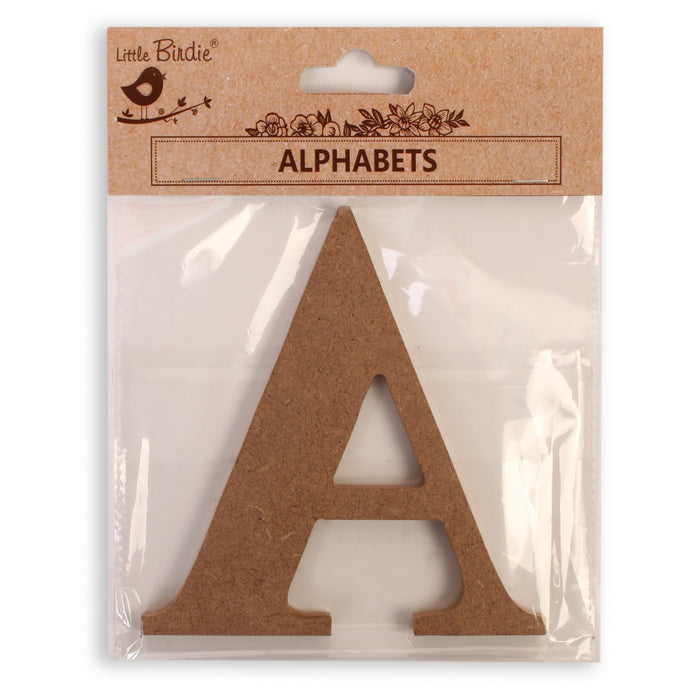 4" MDF Alphabet Letters from Little Birdie