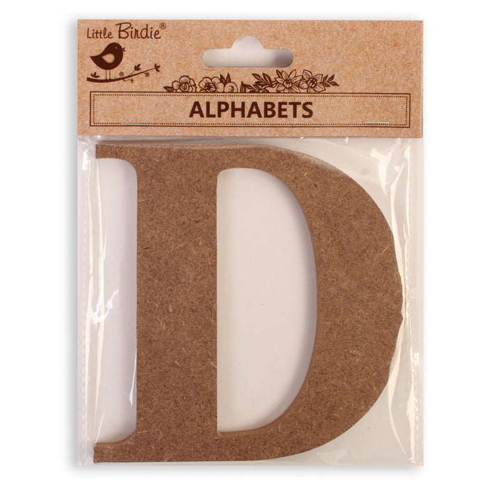 4" MDF Alphabet Letters from Little Birdie