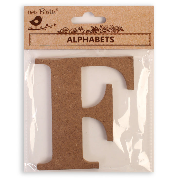 4" MDF Alphabet Letters from Little Birdie