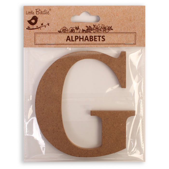 4" MDF Alphabet Letters from Little Birdie