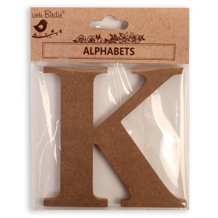 4" MDF Alphabet Letters from Little Birdie