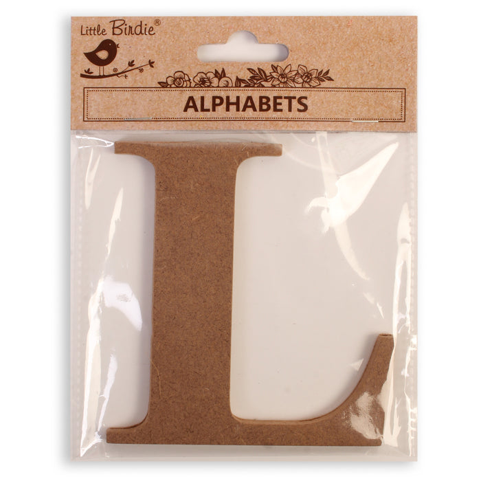 4" MDF Alphabet Letters from Little Birdie