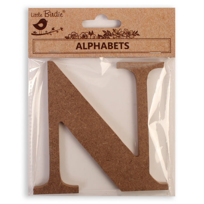 4" MDF Alphabet Letters from Little Birdie