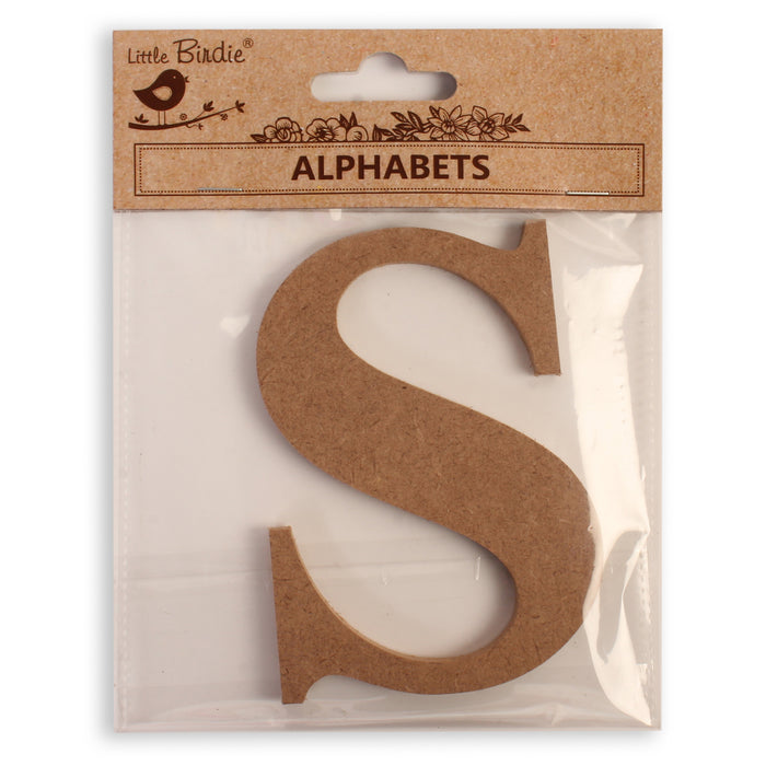 4" MDF Alphabet Letters from Little Birdie