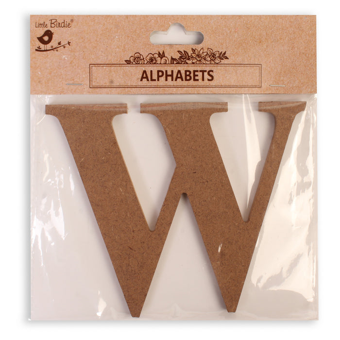4" MDF Alphabet Letters from Little Birdie