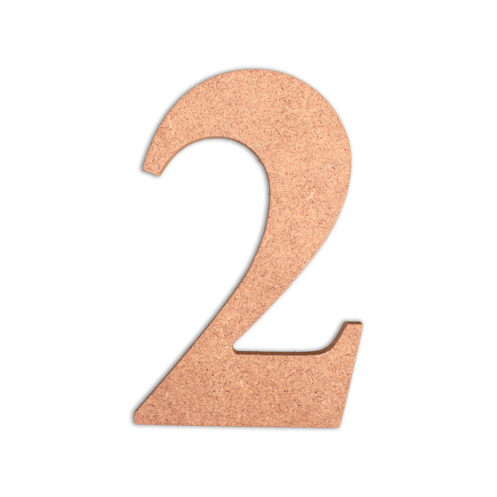 4" MDF Numbers from Little Birdie