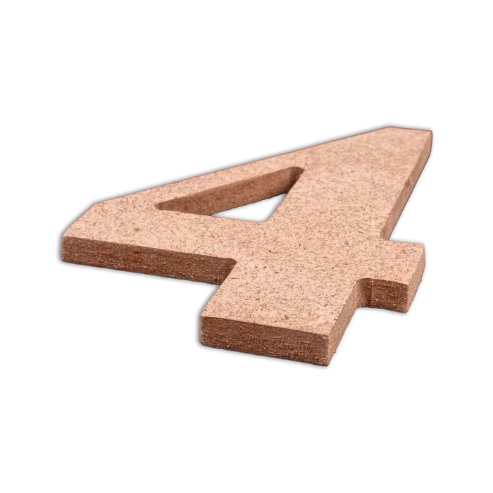 4" MDF Numbers from Little Birdie