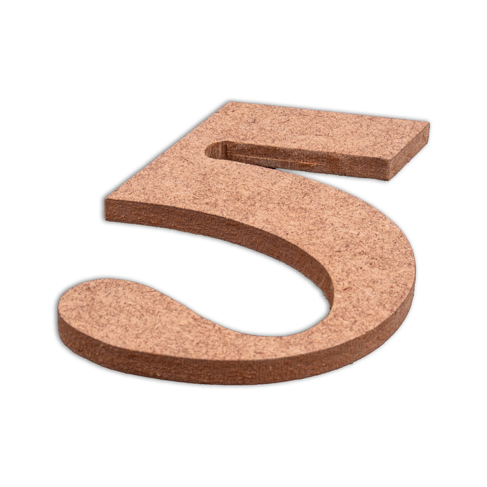 4" MDF Numbers from Little Birdie