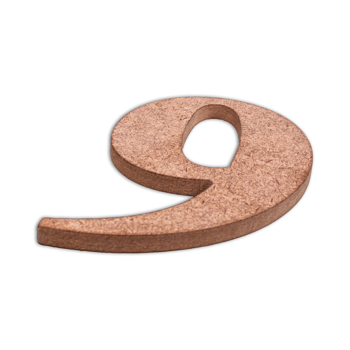 4" MDF Numbers from Little Birdie