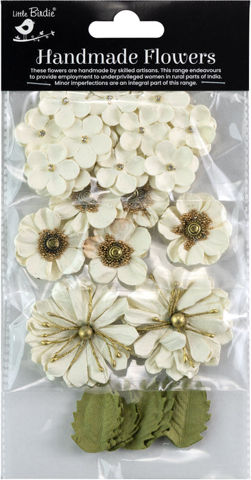 Renae Mixed Jeweled Paper Flowers from Little Birdie