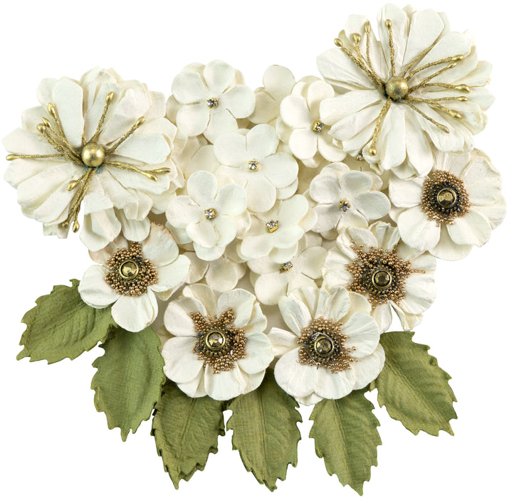 Renae Mixed Jeweled Paper Flowers from Little Birdie