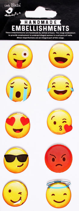 Little Birdie Resin Sticker Embellishments