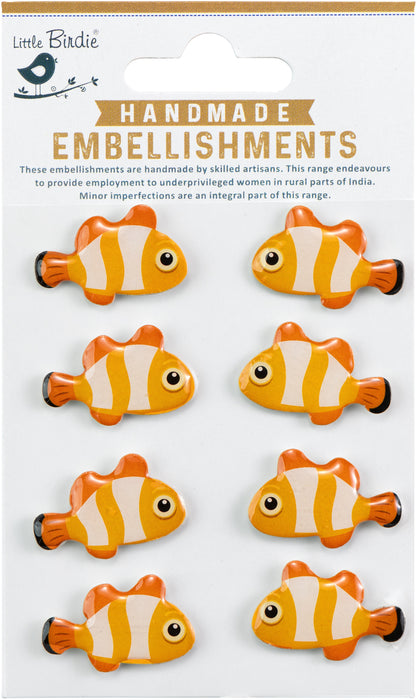 Little Birdie Resin Sticker Embellishments