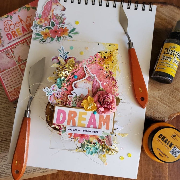 Pack of 3 - Ephemera Elements 60/Pkg-Boho Dreams