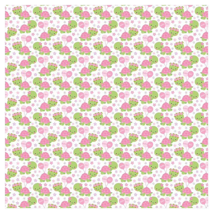 Pack of 3 - Little Miracle Cardstock Pack 12"X12" 12/Pkg-Baby Girl