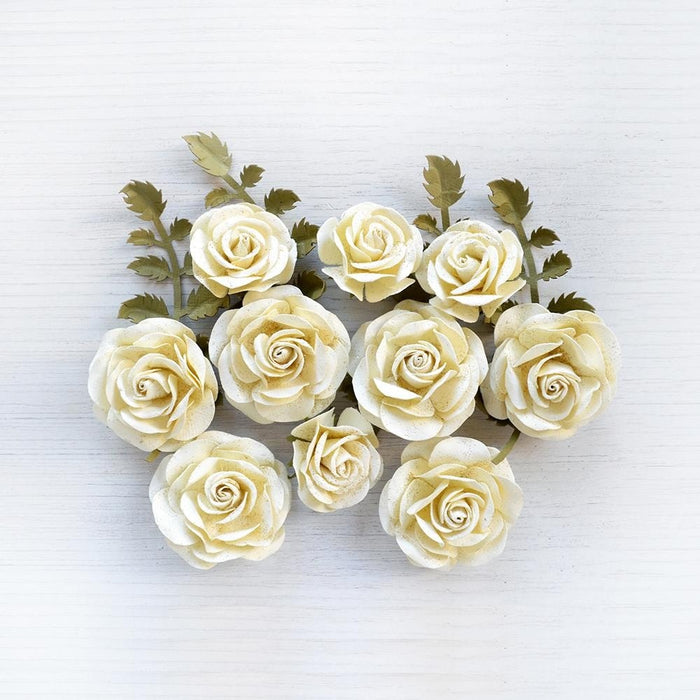 Pack of 3 - Whitney Paper Flowers 14/Pkg-Amor Mio