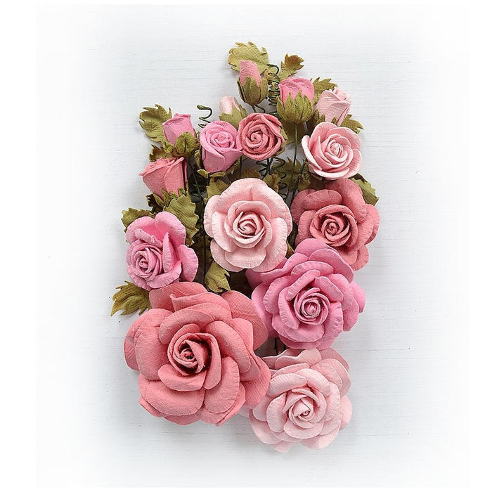 Pack of 3 - Rosalind Paper Flowers 21/Pkg-Celebrate Life