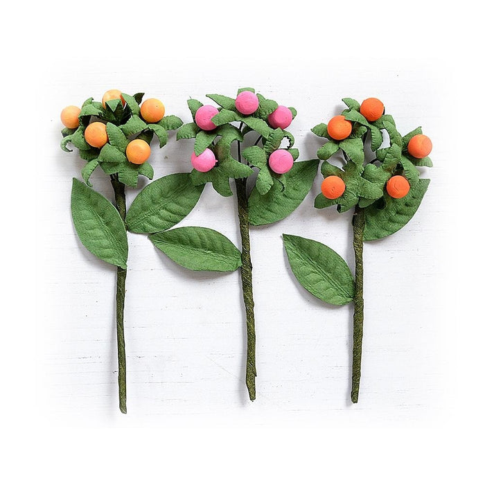 Pack of 3 - Berry Branch 3/Pkg-Boho Vibes